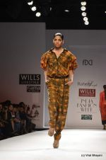Model walk the ramp for Rahul Singh Show at Wills Lifestyle India Fashion Week 2012 day 4 on 9th Oct 2012 (30).JPG